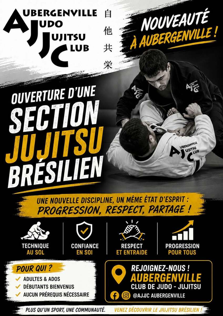 👍JIU-JITSU BRESILIEN à l'AJJC